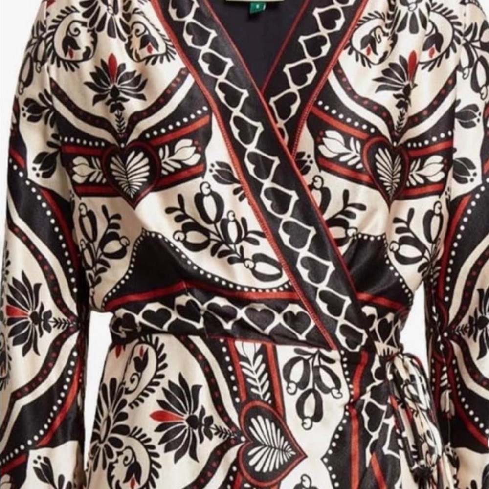 EUC Farm Rio Wrap Dress Large - Picture 4 of 6